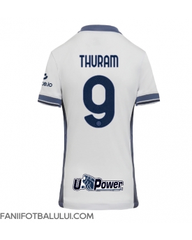 Inter Milan Marcus Thuram #9 Tricou Fotbal Replică 2024-25 Femei Deplasare